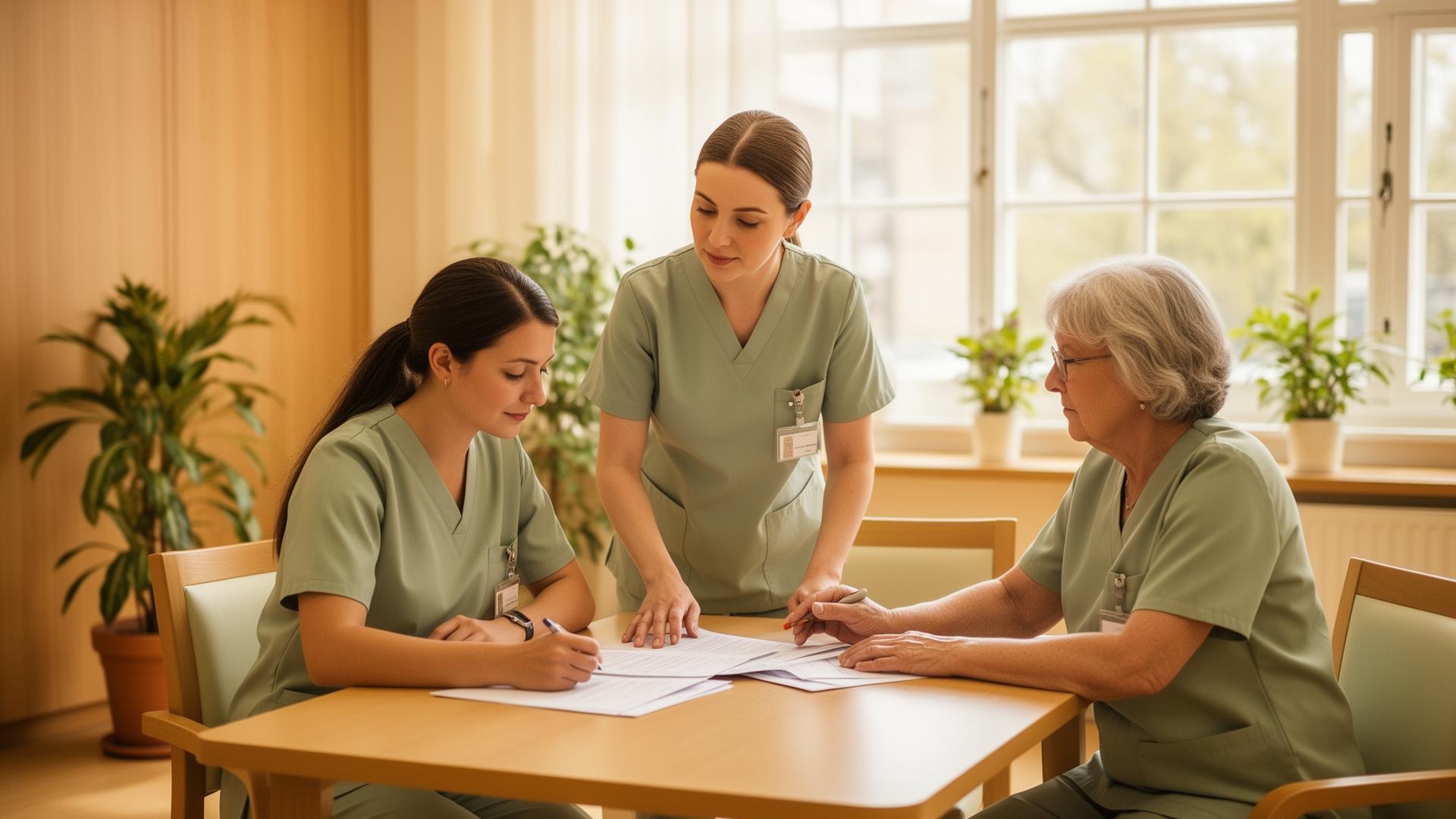 Clinical specialist training care home staff